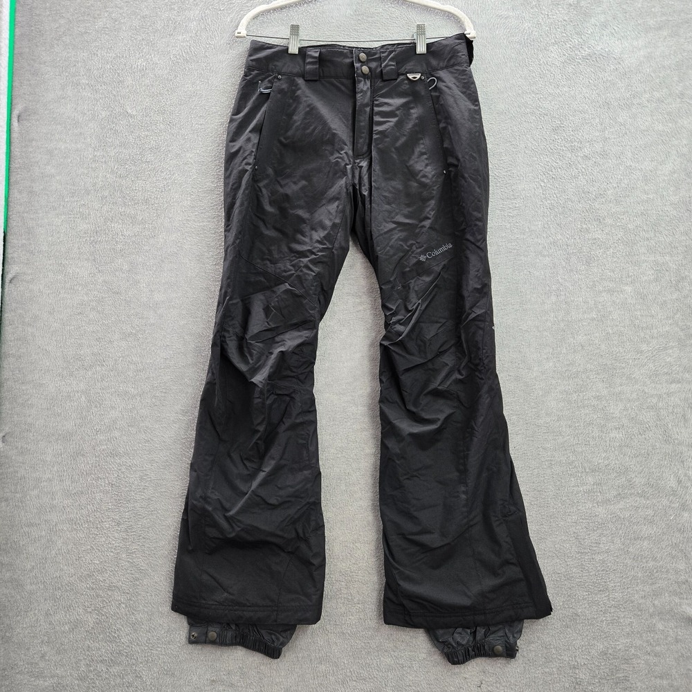 Columbia Women Activewear Pants XS Black Snowboard Nylon Bootcut 29 in Inseam